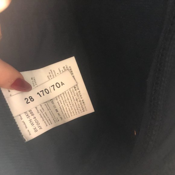 Acne Studios Corduroy Skirt in Navy - Picture 4 of 5